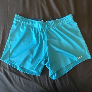 Nike baby blue shorts